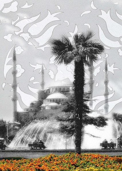 In the Ottoman Garden postcard
